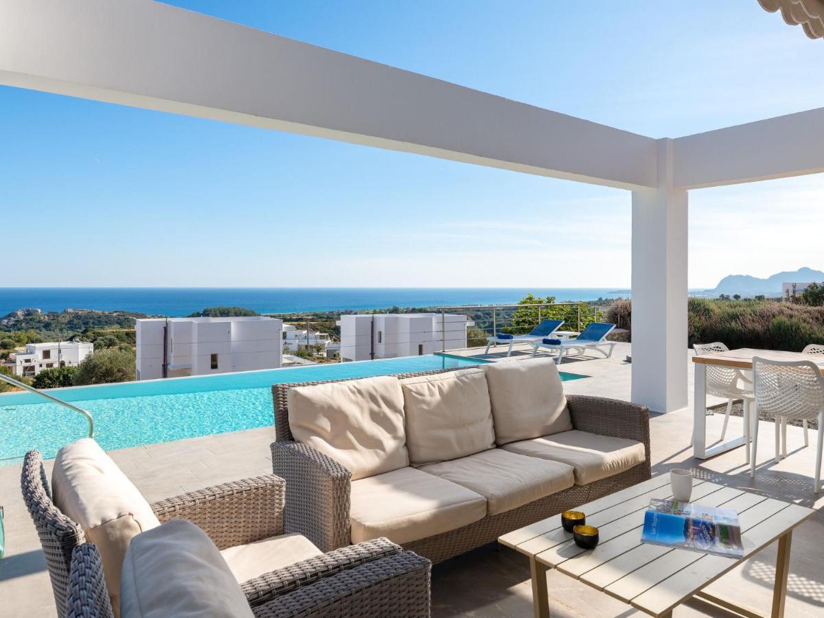 Vilă Sea View In Kalythies With Private Pool Near 3 Beaches