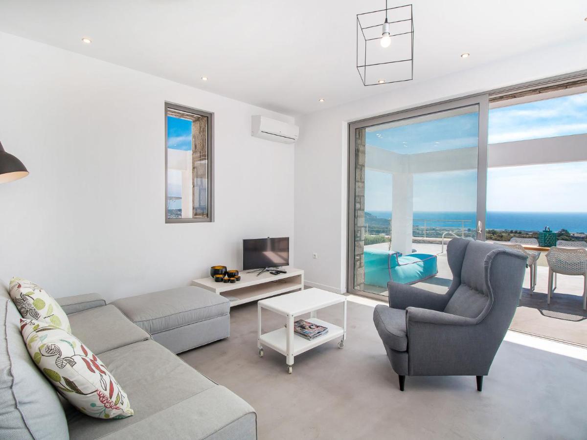 Villa Sea View In Kalythies With Private Pool Near 3 Beaches
